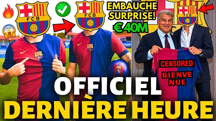 🚨OFFICIEL✅ BARCELONE PARALYSE LE MARCHÉ DES TRANSFERTS! EMBAUCHE SURPRISE! ACTUALITÉS DE BARCELONE!