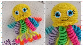 🪼Медуза Вязаная Крючком🪷Crochet Jellyfish🪼Quallen Häkeln🪸Häkelspielzeug