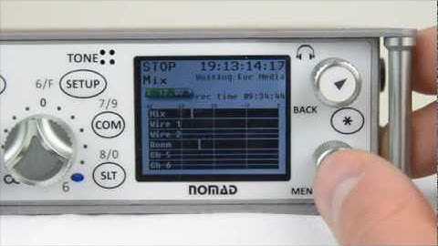 Zaxcom Nomad - Primary and Backup Cards