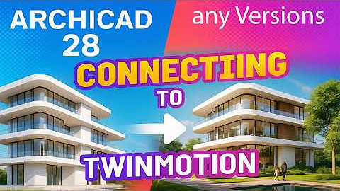 Direct Sync Between ArchiCAD 28 & Twinmotion 😍 Real-Time Rendering Magic