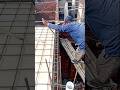 The method of bending iron uses pipe iron #construction #building #satisfying