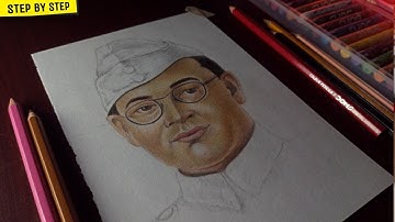 Independence Day Drawing, Netaji Drawing /Part 2