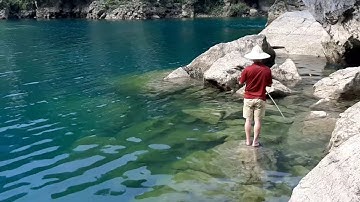 Một buổi đi câu cá dưới sông Nho Quế | Mèo Vạc - Hà Giang