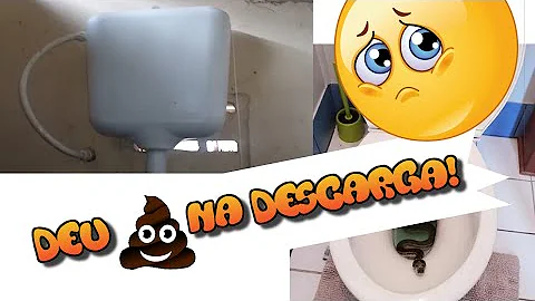 Como regular válvula de descarga vazando?