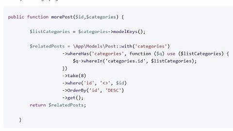 Laravel Tip 💡: Fetching Related Posts by Categories in Laravel