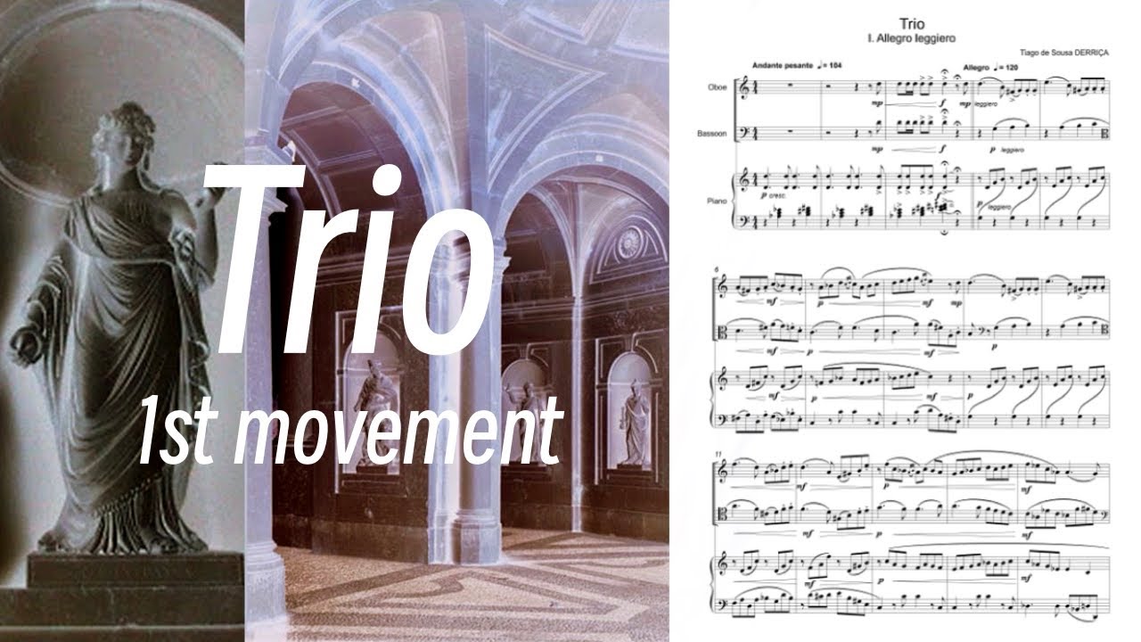 Trio for oboe, bassoon and piano 1st movement YouTube