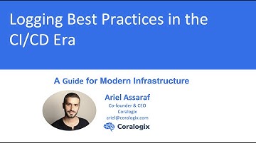 Logging Best Practices in the CI/CD Era