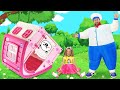 Sasha y Max cantan la canción de la policía Rimas infantiles para niños