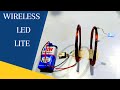 how to make wireless power transfer system #using z44n mosfet#wireless led lite