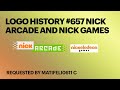 Logo history 657 nick arcade and nick games