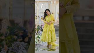Eid Trendy Stylish Long Anarkali Dress  Design Ideas Shifa Naaz Vlogs