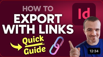 How to EXPORT InDesign Files with Links (Step by Step) 2025