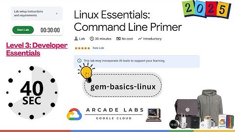 Linux Essentials: Command Line Primer[2025] || Arcade Lab Solution 2025 #qwiklabs #arcade