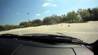Honda s2000 spin out and almost crash during autocross