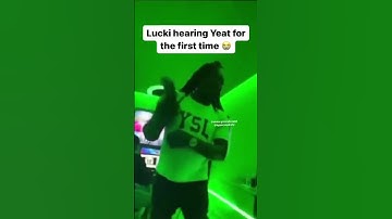 LUCKI HEARING YEAT FOR THE FIRST TIME 😭 #yeat #lucki #rap #shorts