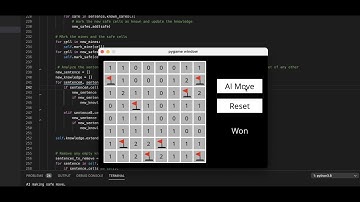 Minesweeper - CS50’sIntroduction to Artificial Intelligence with Python