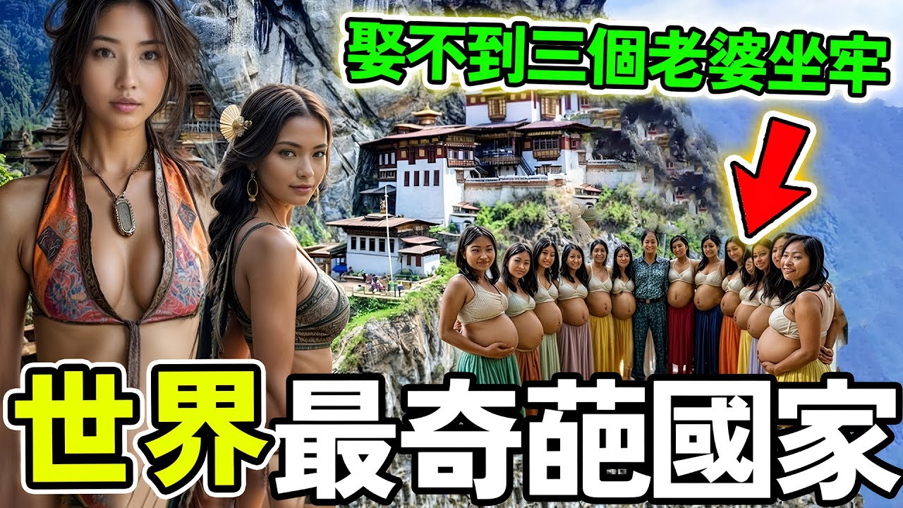 一口看完世界最奇葩的三十個國家，男性娶不夠三個老婆要坐牢，第一名太離譜了，大街上与异性牽手都要判刑！#世界之最 #奇文 #科普 #世界之大