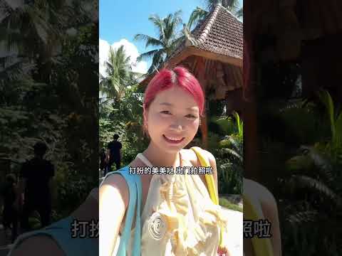 今天去佩尼达岛荒岛求生了 巴厘岛 阿萍的vlog Olay小白瓶