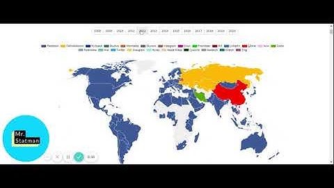 World Map of Social Networks 2008 2020