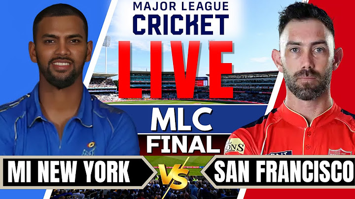 MLC 2025 Final Live - MI New York vs Washington Freedom | Major League Cricket Final | Live Cricket