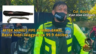 PROBLEMA SA AFTER MARKET PIPE | Col. Bosita | RSAP