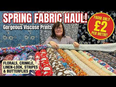 You Won't Believe These Fabrics From £2! 😍 Spring Viscose at Fabric Land