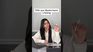 When your Muslim friend is fasting #fasting #ramadan #ramadanmubarak