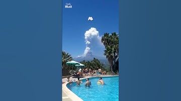 Vacationers watch in horror as Mount Etna erupts