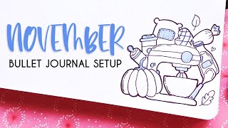 November 2021 Bullet Journal Setup: Plan With Me
