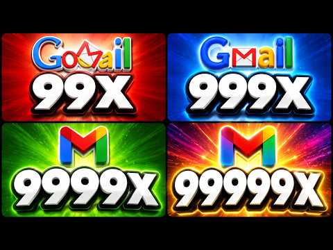 Gmail Logo Evolution - 3D Intro Getting 99999x Speed