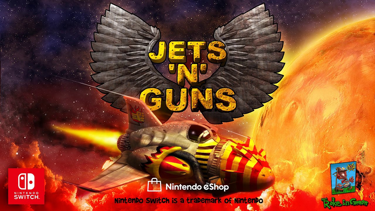 JETS'N'GUNS 2 PS4 EU Game in English NEW Red Art Games Shmup Shoot'em