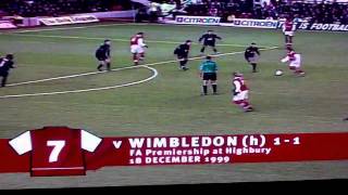 Thierry Henry first 100 arsenal goals(part 1/7)
