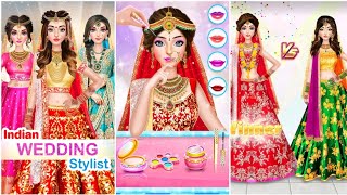 Indian Wedding Stylist- Makeup & Dress Up Games screenshot 4