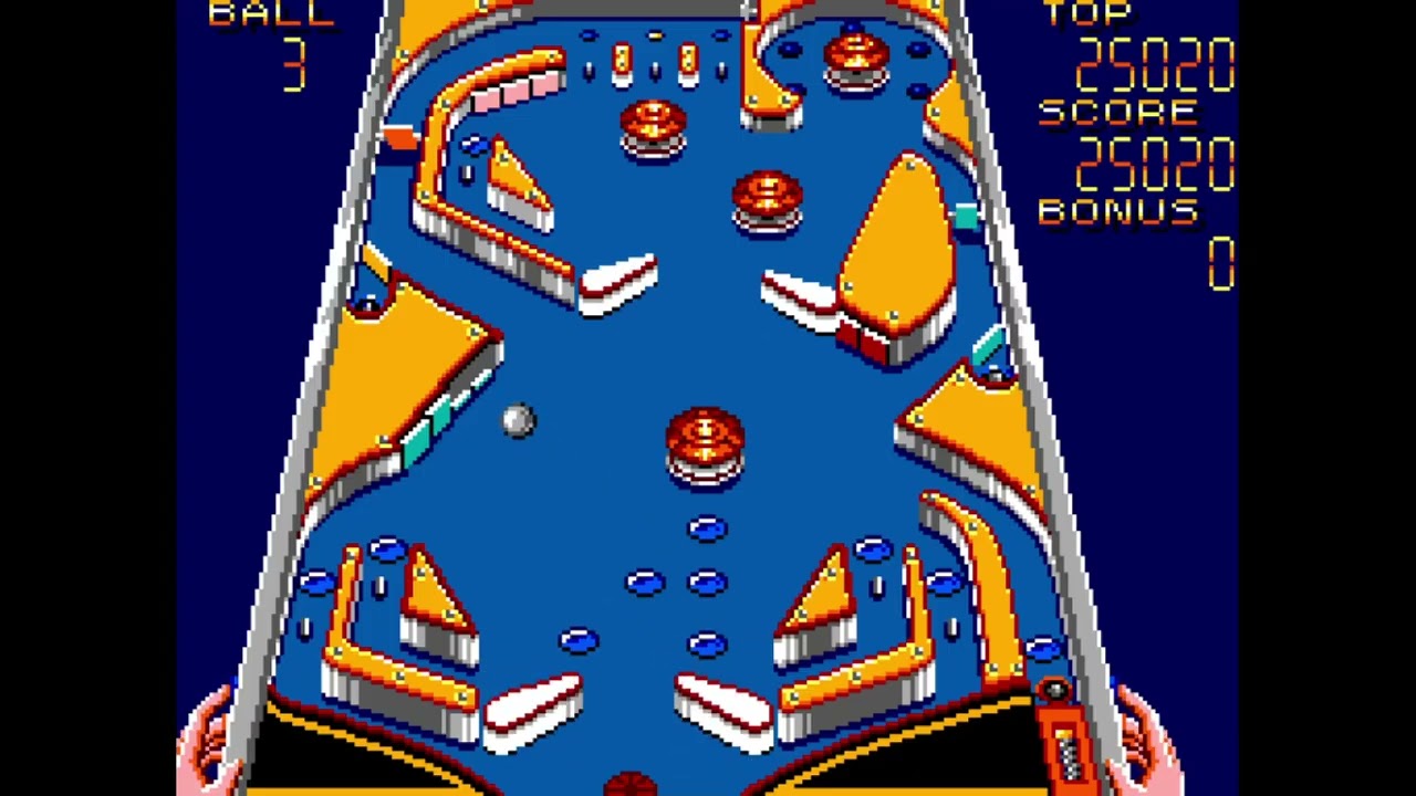 Casino Games (Sega Master System/Mark III, PAL/EU). Pinball. Gentle. Score: 35 390 