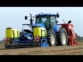 New Holland T7050 & Grimme GL 420 Exacta Combi planter - Planting potatoes / Kartoffelen Legen