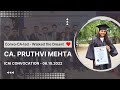 CA Convocation 2022 🎓 | Highlights | Walked the Dream !❤️ | CA. Pruthvi Mehta