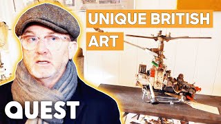 Drew Is BLOWN AWAY By An Unusual Art Collection! | Salvage Hunters