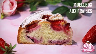 Recette de Gâteau Moelleux aux Fraises