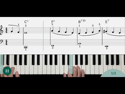 Lean on Me piano tutorial video