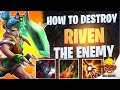WILD RIFT | How To DESTROY The Enemy With Riven! | Challenger Riven Gameplay | Guide & Build