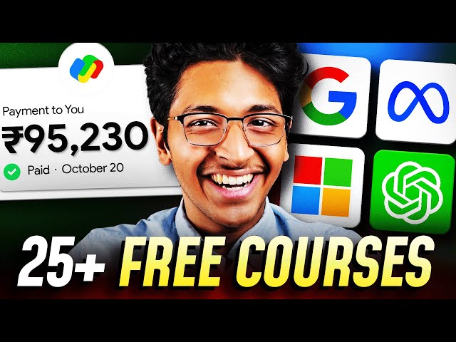 25 FREE Online Courses with Certificates from Google, IBM and Meta.