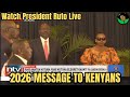 William Ruto Addresses Kenyans In 2026 New Year Speech