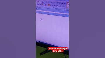 ms word me multiple krna sikhe 🥰 #shorts #ytshorts #computerknowledge #shortcutkeys #msword #pc