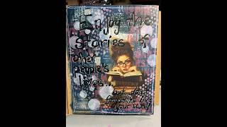 Art Journal Project using Uniquely Creative 8x10 Flip Album with Tegan