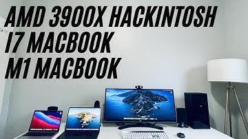 AMD 3900x Hackintosh vs MacBook Pro vs MacAir M1 Thoughts On What I Use them For  -4K