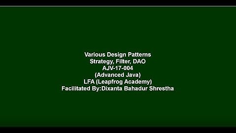 Leapfrog Academy: OOP Design Patterns with Java (in Nepali)