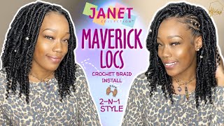12” MAVERICK LOCS 😍 Lightweight Faux Loc Bob | Versatile Crochet Braids 🔥 Feat. Janet Collection 12” MAVERICK LOCS 😍 Lightweight Faux Loc Bob | Versatile Crochet Braids 🔥 Feat. Janet Collection