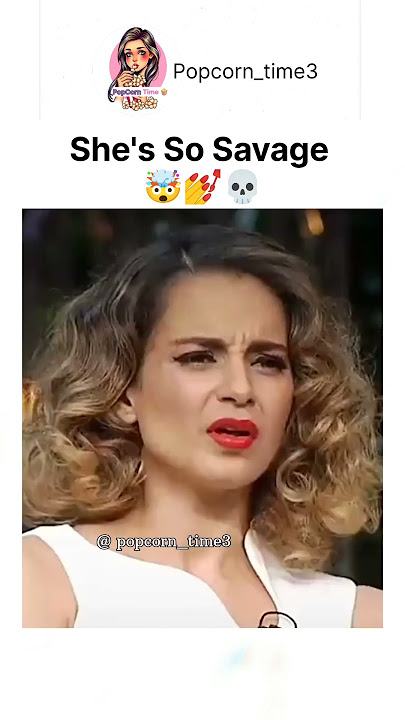 She made Karan Speechless 😁💅 #kangnaranaut #bollywood #koffeewithkaran #saifalikhan