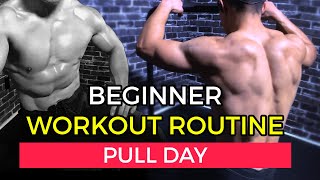 PULL DAY WORKOUT ROUTINE FOR BEGINNERS TO BUILD A MUSCULAR BACK #shorts #bodyweight #calisthenics screenshot 4