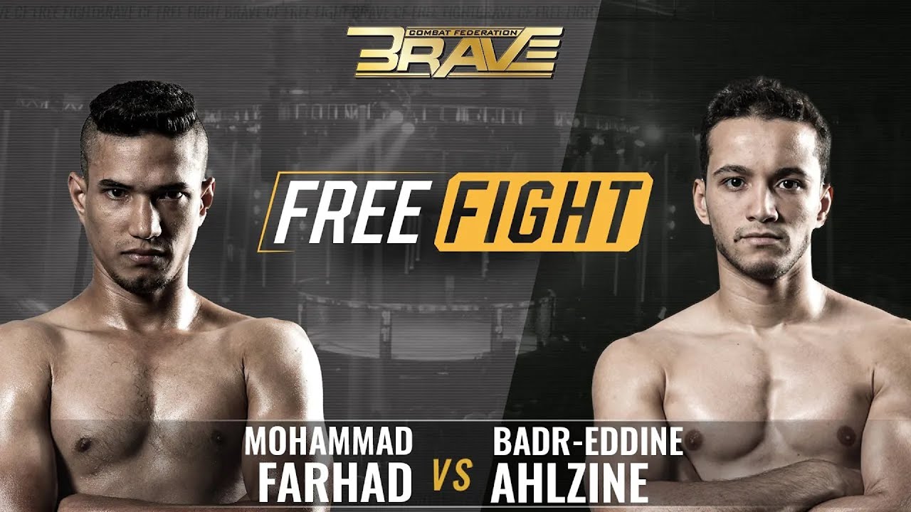 FREE MMA Fight Mohd Farhad vs Badreddine BRAVE CF 1bravemmaf